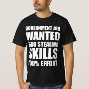 Lustiges Zitat Politik T-Shirt
