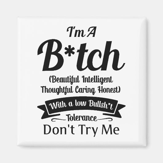 lustiges Zitat-Shirt, sarkastischer T - Shirt, Sar Magnet (Vorne)