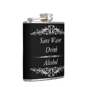 lustiges Zitat, trinkende Zitate Flachmann (Rechts)