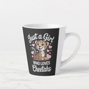 Lustiges Zitat über Geparden Milchtasse