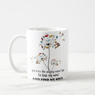 Lustiges Zitat von Frauen über Quilten - Lustiges  Kaffeetasse
