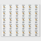 Lustiges Zitat von Robin Bird Geschenkpapier (Flach)