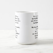 Lustiges Zitat "wir, das abgeneigte" auf a Kaffeetasse (Mittel)