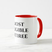 Lustiges Zitat zum Thema "Rentenerwerb" - die meis Tasse (VorderseiteRechts)