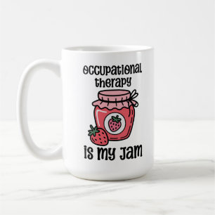Lustiges Zitat zur Ergotherapie Kaffeetasse