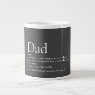Lustiges Zitat zur Papa-Definition Jumbo-Tasse