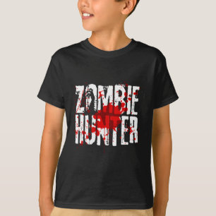 Lustiges Zombie-Jäger-Design für Jungen und Mädche T-Shirt
