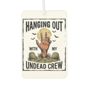 Lustiges Zombie-Shirt für Horror-Fans Vintage Unto Autolufterfrischer