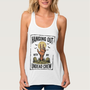 Lustiges Zombie-Shirt für Horror-Fans Vintage Unto Tank Top