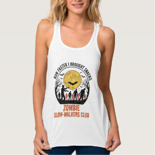 Lustiges Zombie-Shirt mit graviertem Mond und dunk Tank Top
