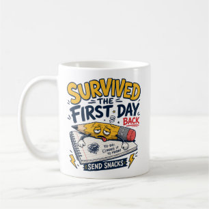 Lustiges Zurück-in-die-Schule-Lehrer-Shirt Kaffeetasse