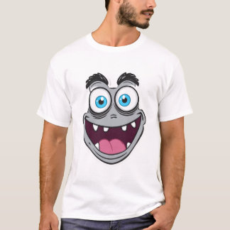 LustigesBlauesMonsterCartoon T-Shirt