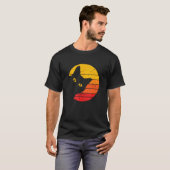 Lustigste Retro-Katzen T-Shirt (Vorne ganz)