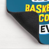 Lustigster Basketball-Trainer-Job Beruf Mousepad (Ecke)