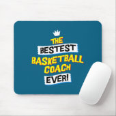 Lustigster Basketball-Trainer-Job Beruf Mousepad (Mit Mouse)