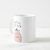 Lustigster Chef der Welt Kaffeetasse (Vorderseite Links)