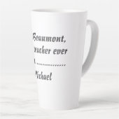Lustigster Lehrer bisher Milchtasse (Rechte Ecke)