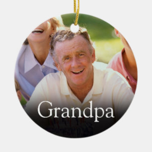 Lustigster Opa Papa Definition Foto Keramik Ornament