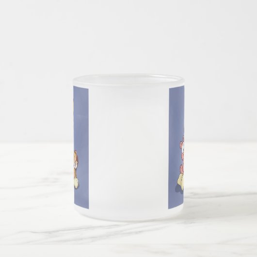 Lustikus – Der immer lustige Held mit Herz Mattglastasse (Mittel)