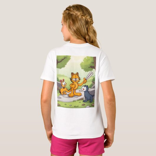 Lustikus – Der immer lustige Held mit Herz T-Shirt (Schwarz voll)