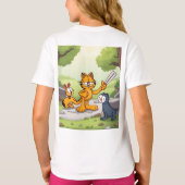 Lustikus – Der immer lustige Held mit Herz T-Shirt (Rückseite)