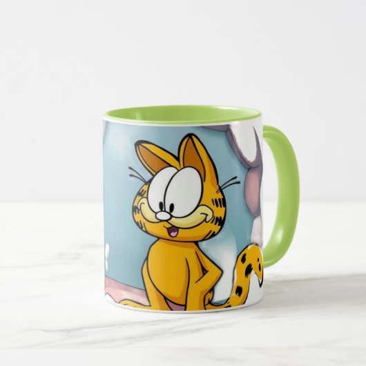 Lustikus – Der immer lustige Held mit Herz Tasse (VorderseiteRechts)