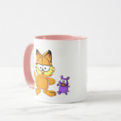 Lustikus – Der immer lustige Held mit Herz Tasse (Vorderseite Links)