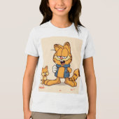 Lustikus – Der immer lustige Held mit Herz Tri-Blend Shirt (Vorderseite)