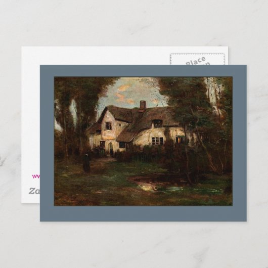 Lustleigh, Hütte Devonshire in England Postkarte (Vorne/Hinten)