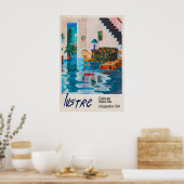 Lustre Paris Exhibit Poster Surreal Flooded Room (Küche)