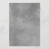 Lustrosa Silver, Blue Azure Dreams Dinner Menu Menükarte (Rückseite)