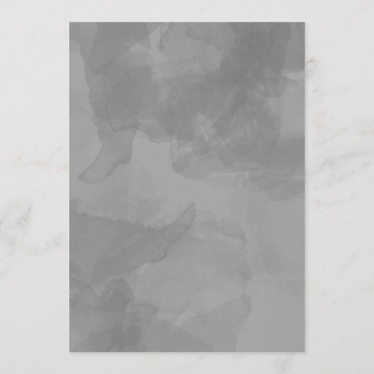 Lustrosa Silver, Blue Azure Dreams Dinner Menu Menükarte (Rückseite)