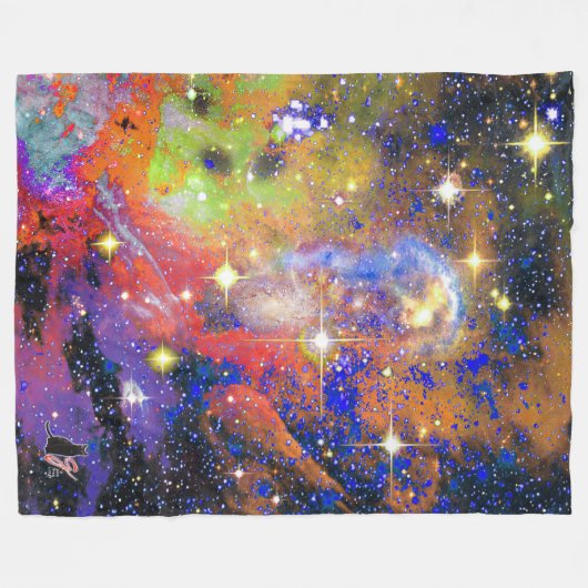 Lustrous Star Field Fleecedecke (Vorderseite (Horizontal))