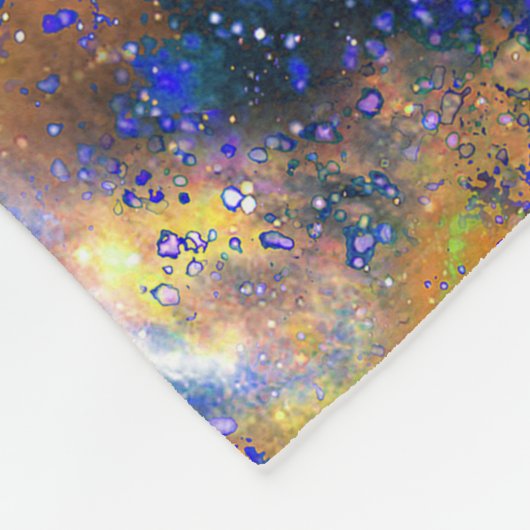 Lustrous Zen Lotus Fleecedecke (Ecke)