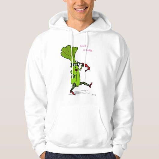 Lusty Celery Mens Hooded Sweatshirt (Vorderseite)