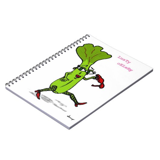 Lusty Celery Notebook Notizblock (Linke Seite)
