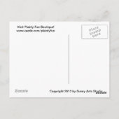 Lusty Celery Postcard Postkarte (Rückseite)