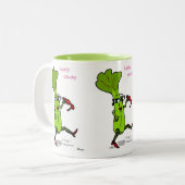 Lusty Sellerie-Tasse Zweifarbige Tasse (Vorderseite Links)
