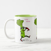 Lusty Sellerie-Tasse Zweifarbige Tasse (Links)