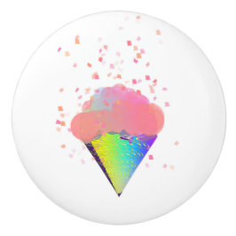 LUSZIÖSE EISKREAKONE KERAMIKKNAUF