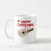 Lute Christmas Folk Musician Music Teacher Kaffeetasse (Links)