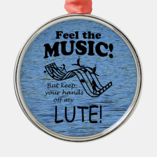 Lute Feel Musik Ornament Aus Metall