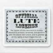 Lute Lizenz Mousepad (Vorne)