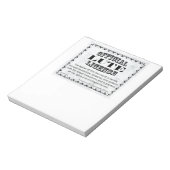 Lute Lizenz Notizblock (Rotiert)