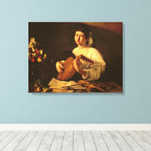 Lute Player, c.1595 Leinwanddruck (Insitu (Holzboden))