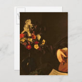 Lute Player, c.1595 Postkarte (Vorne/Hinten)