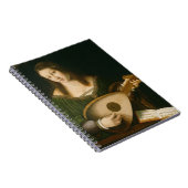 Lute Player Notizblock (Rechte Seite)