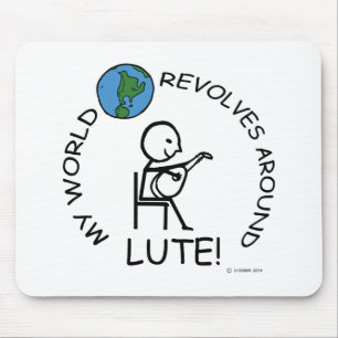 Lute - Weltumdrehungen Mousepad