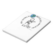 Lute - Weltumdrehungen Notizblock (Rotiert)