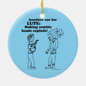 Lute Zombie Explode Keramik Ornament (Hinten)